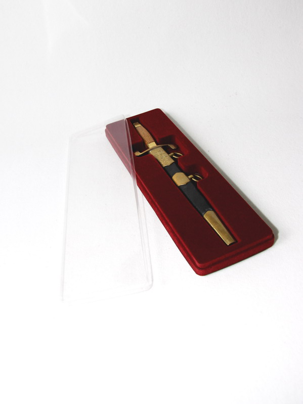  Сувенирная упаковка под кортик, тёмно-синий