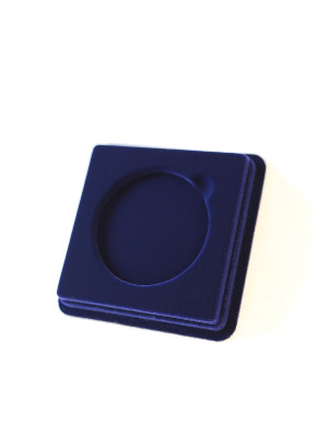 Сувенирная упаковка (106х106х20 мм) под медаль (диаметр 65 мм, глубина 5 мм)