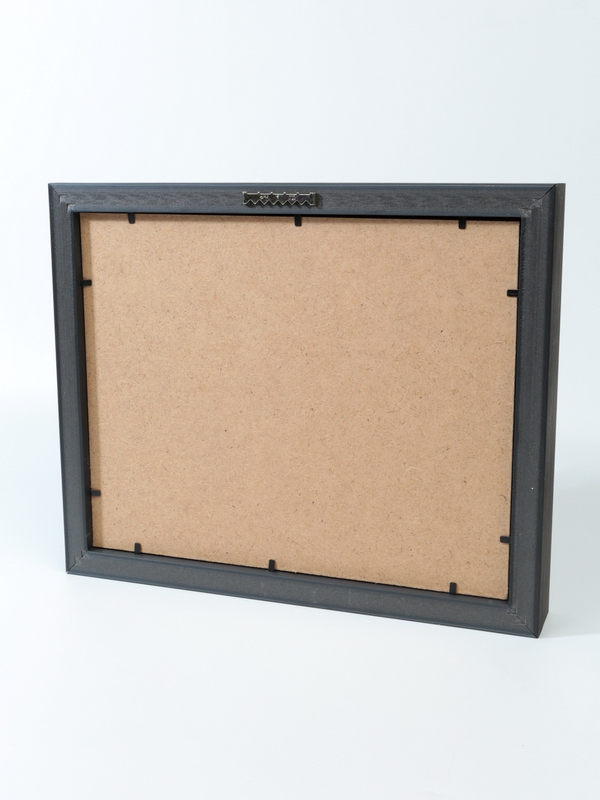  Багетная рамка G пластиковая под 1 ячейку (262х363х18 мм) с поролоновой вставкой. Вид 4, зелёный