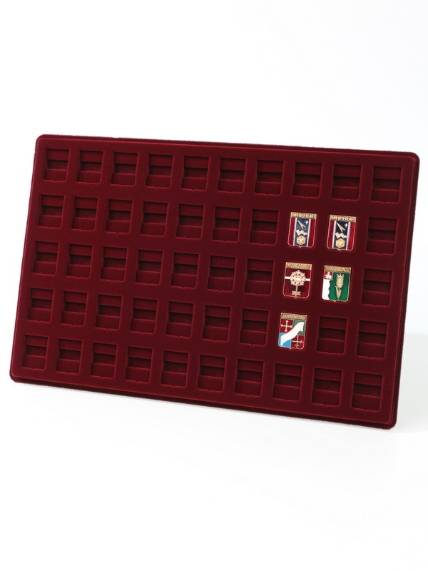 Планшет L (222х333х13 мм) под набор значков гербов городов (на булавке)