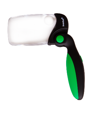 Лупа для чтения, 2х и 6-кратное увеличение (100х60 мм / 20 мм). Levenhuk, Zeno Read ZR14, 74069