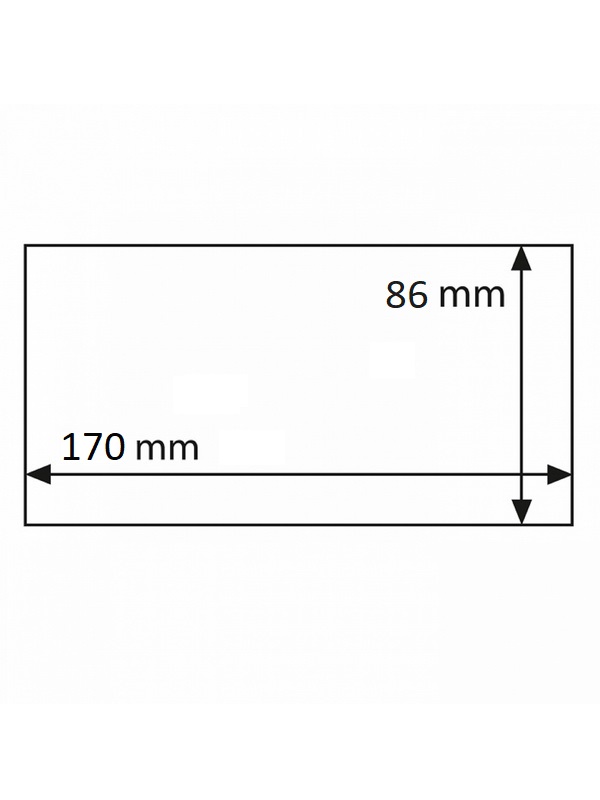 Защитный лист-обложка BASIC 170 для банкнот (170х86 мм). Упаковка 10 шт. Leuchtturm, 341221/10