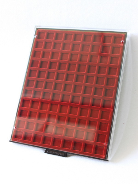  Кассета МВ на 99 ячеек (19х19х4 мм), светло-бордовый