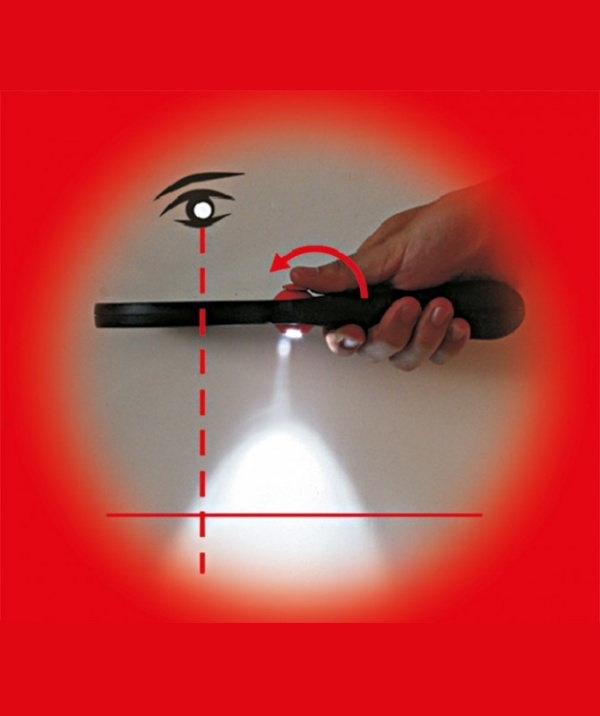 Асферическая лупа без оправы со светодиодной подсветкой. Lindner, 7114