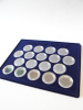 Планшет S (234х296х12 мм) для хранения монет СССР. Для 18 монет в капсулах (диаметр 44 мм)