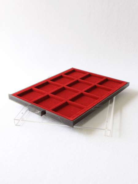  Кассета МВ на 12 ячеек (60х60х7 мм), светло-бордовый