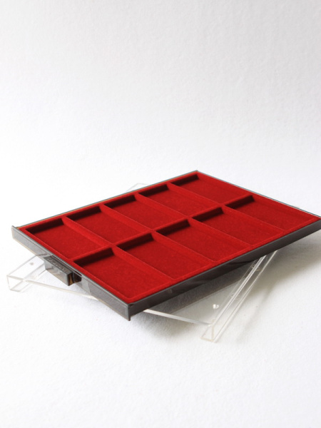  Кассета MB на 10 ячеек (49х101х7 мм), светло-бордовый