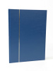 Альбом для марок (кляссер BASIC). A4. 16 листов (32 страницы) из чёрного картона с промежуточными листами из пергамина. Синий. Leuchtturm, 325381