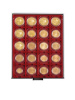 Нумизматическая кассета MB с 20 квадратными ячейками для холдеров 50х50 мм, капсул Carree, капсул Octo. Lindner, 2722