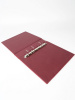 Альбом формата ОПТИМА (Россия) из искусственной кожи, без листов. Бордовый