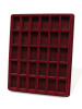  Планшет S (243х304х23 мм) на 30 ячеек (30х50х18 мм), тёмно-бордовый