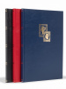 Комплект из 2 альбомов для марок (кляссеры TRADITION). A4. 8 листов (16 страниц) из белого картона с промежуточными листами из пергамина. Синий. Leuchtturm, 359001