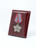  Сувенирная упаковка с уклоном (100х133х25 мм) под орден на пятиугольной колодке, тёмно-синий
