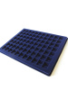  Планшет S (234х296х12 мм) для спортивных значков на булавке (77 ячеек), тёмно-синий