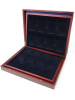 Футляр деревянный Volterra Trio de Luxe (331х271х56 мм) для 24 монет в капсулах Slabs. 3 уровня. Leuchtturm, 309278