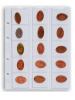 Листы-обложки для монет OPTIMA 42 (202х252 мм) из прозрачного пластика на 15 ячеек (48х46,5мм). Диаметр 42 мм. Упаковка из 5 листов. Leuchtturm, 338032