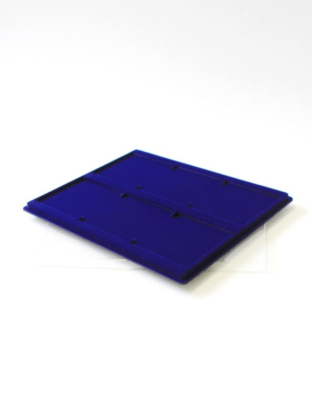 Планшет S (234х296х12 мм) для подставок под бокалы (бирдекелей), тёмно-синий