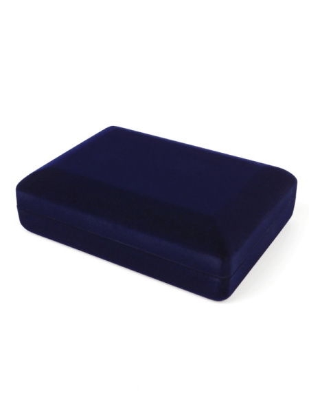  Футляр (142х102х42 мм) для монеты, медали (диаметр 80 мм, глубина 4 мм), тёмно-синий