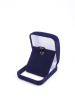 Футляр (55х60х36 мм) под серьги, подвеску, тёмно-синий