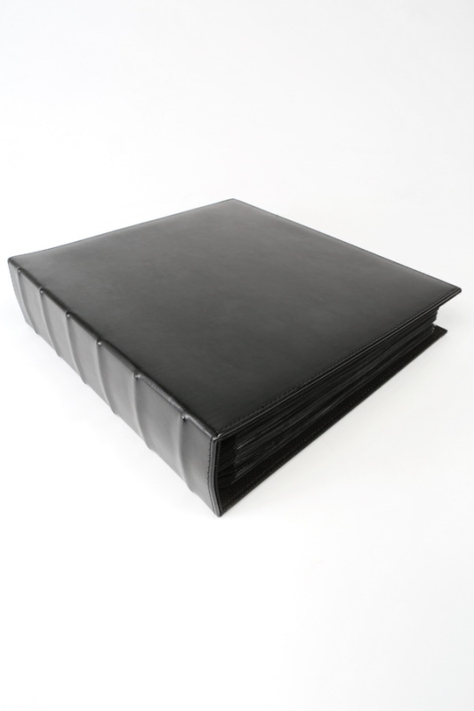 Альбом Firmo XL для размещения банкнот, конвертов первого дня, писем, фотографий, открыток. Чёрный. Lindner, 812XL-S