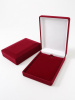 Футляр (90х124х32 мм) под серьги, подвеску, светло-бордовый