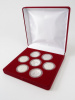 Футляр (169х169х39 мм) на 7 монет в капсулах (диаметр 44 мм)