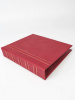 Альбом формата ОПТИМА (Россия) из искусственной кожи, без листов. Бордовый