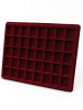  Планшет S (243х304х21 мм) на 40 ячеек (39х31х16 мм), тёмно-бордовый